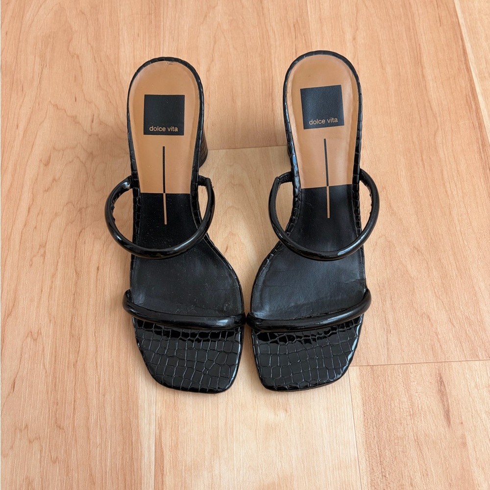 Dolce Vita Black Women's Noles Heels